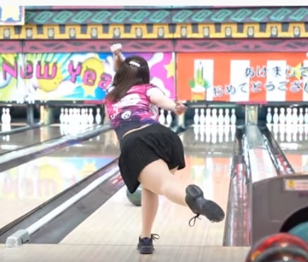 ボウリングリリーススーパースロー撮影 大嶋有香プロ編【ボウリング】【P☆League】 - ボーリング女子